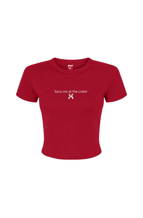 bury me at the crater - excision lost lands babydoll tee