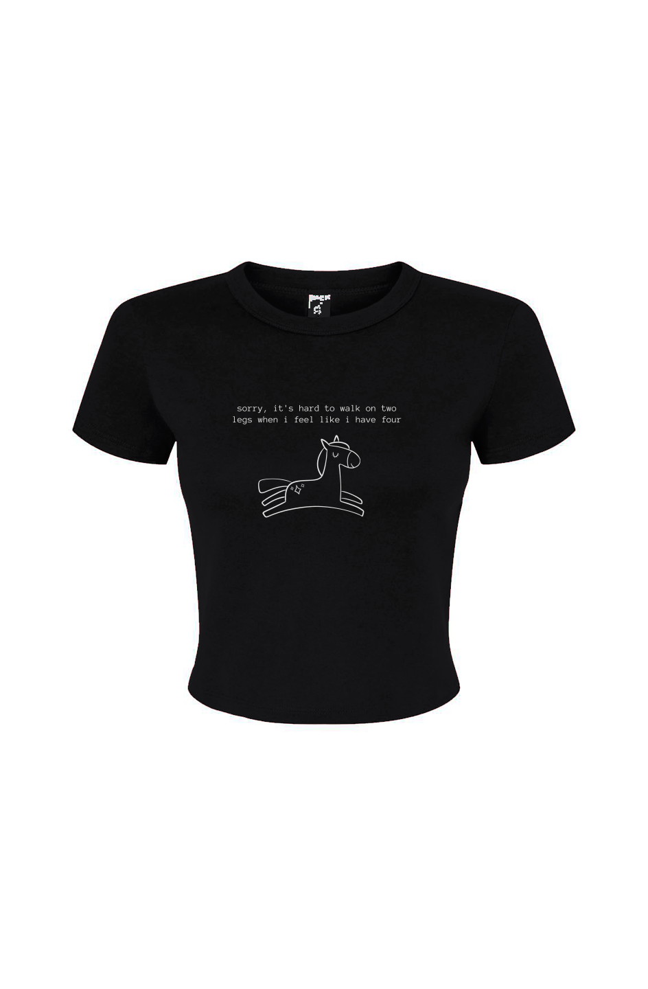 sorry, it's hard to walk - rave edm babydoll tee