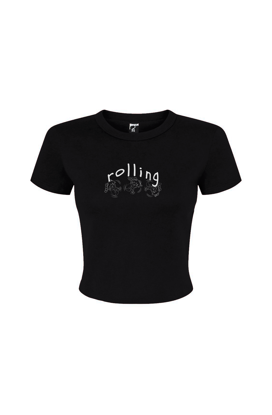 rolling :p - rave edm babydoll tee